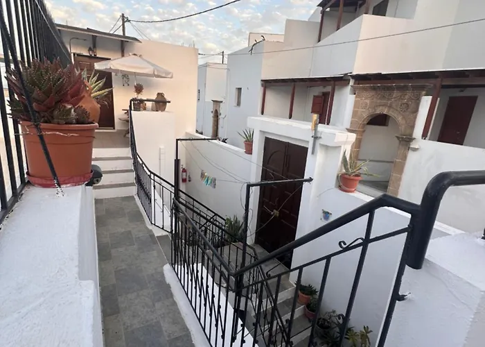 Vagelis Apartment&studios Lägenhetshotell Líndos